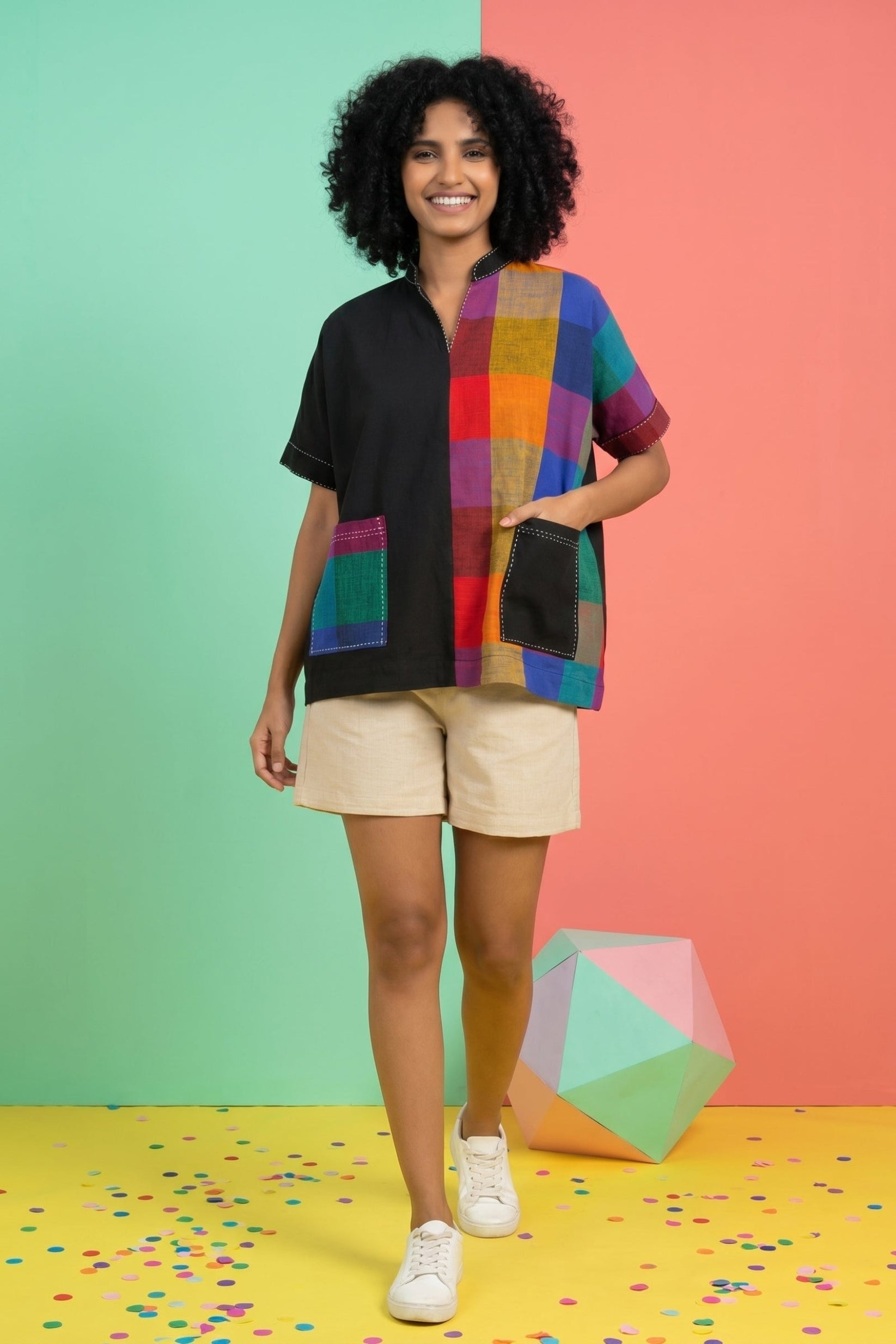 Mix & Mischief Kaftan Top (Oversized)